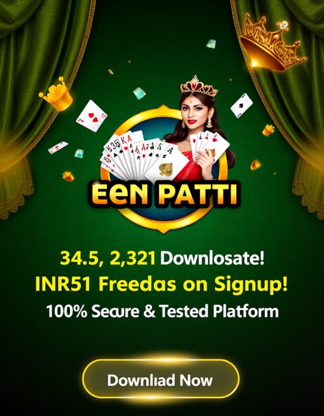 Teen Patti Master Golden India Banner